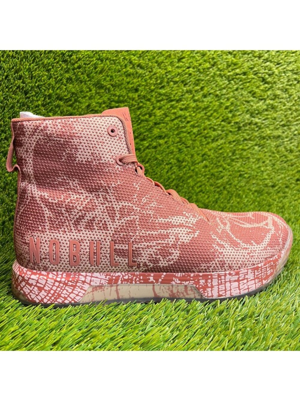 Nobull Outwork High-Top Mens Size 11.5 Pink Running Training CrossFit Shoes